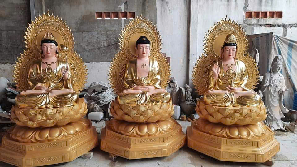 bộ tượng tam thế phật