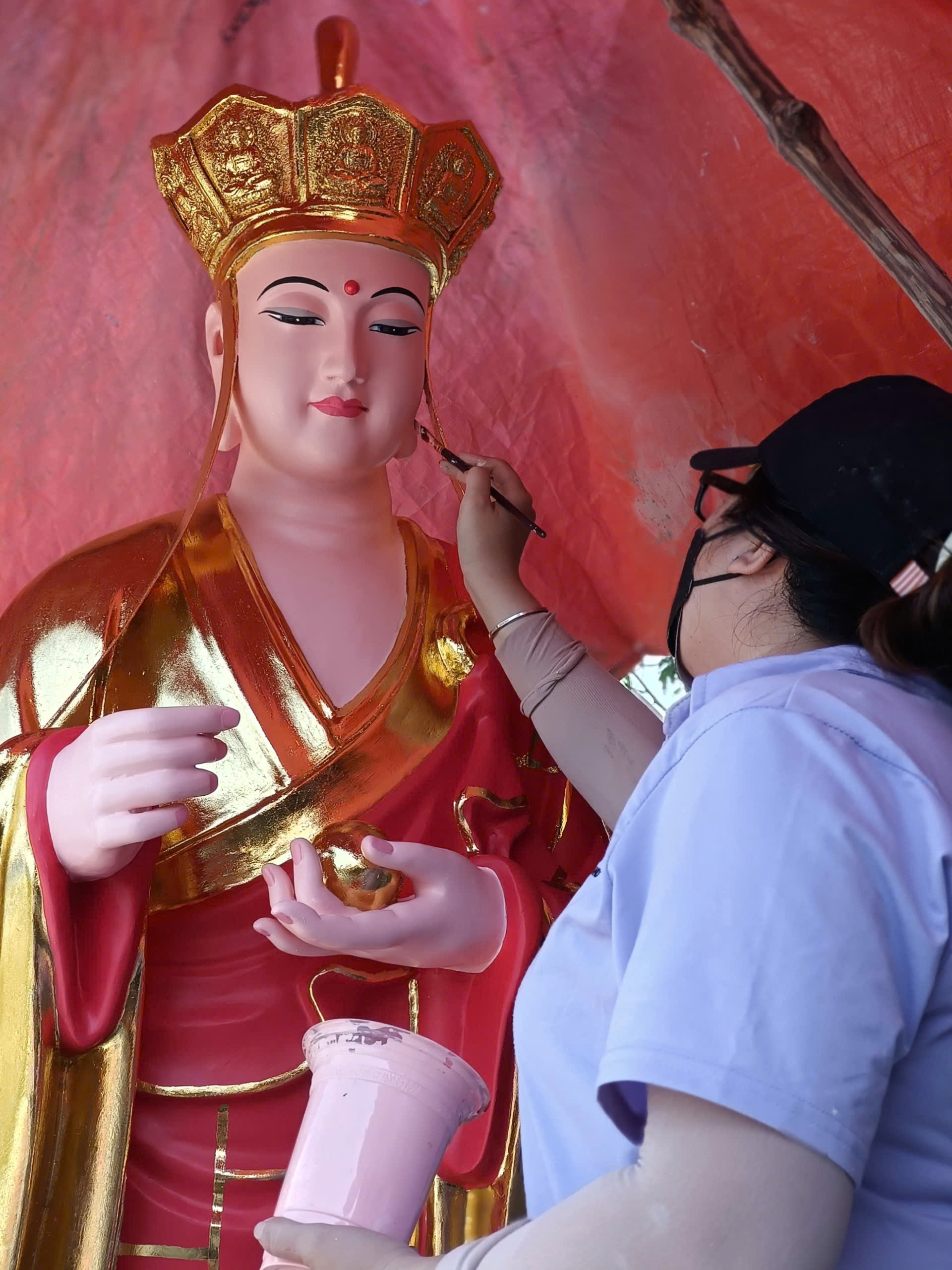 tôn tạo tượng Phật