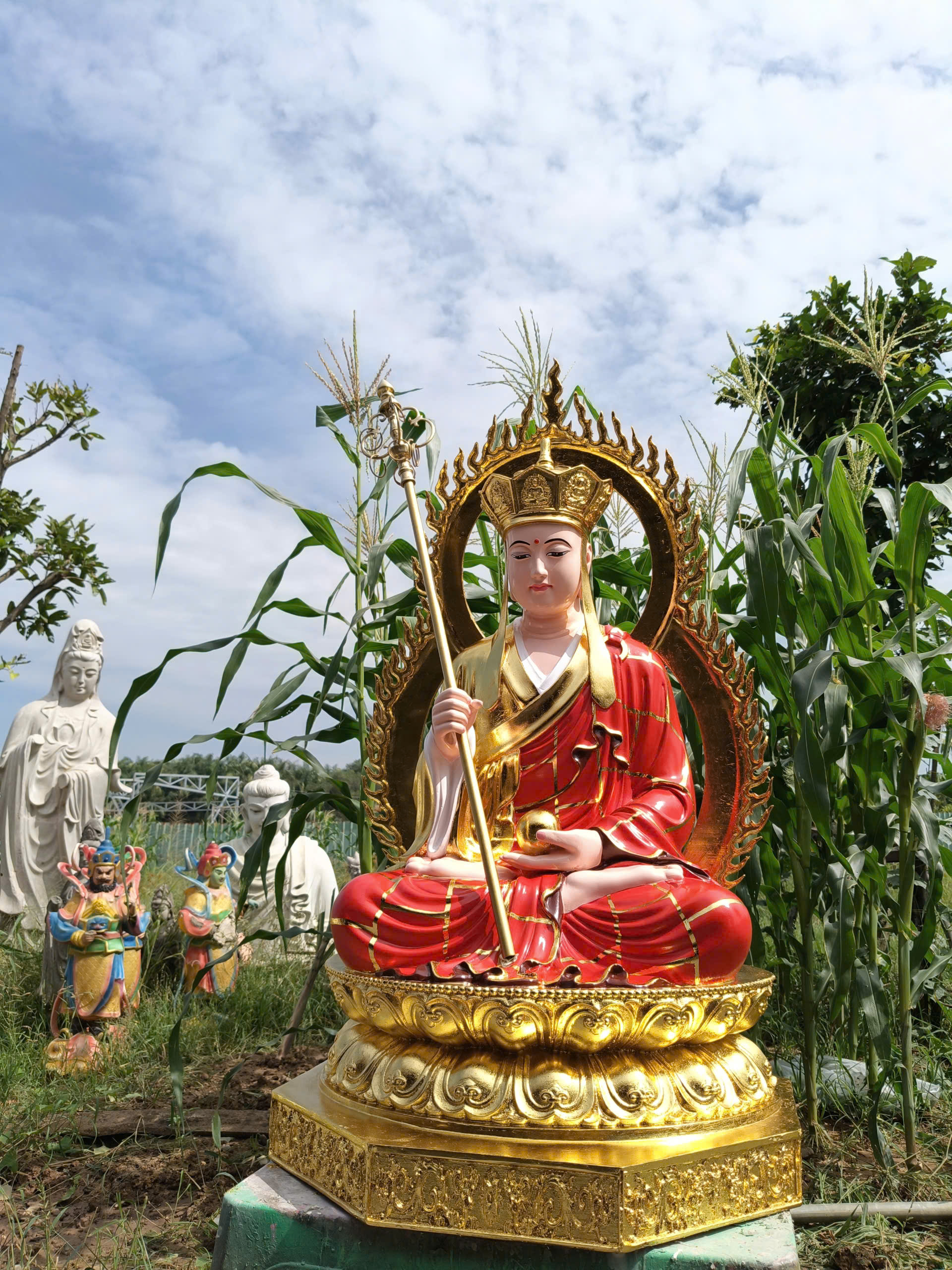 tượng địa tạng bằng composite