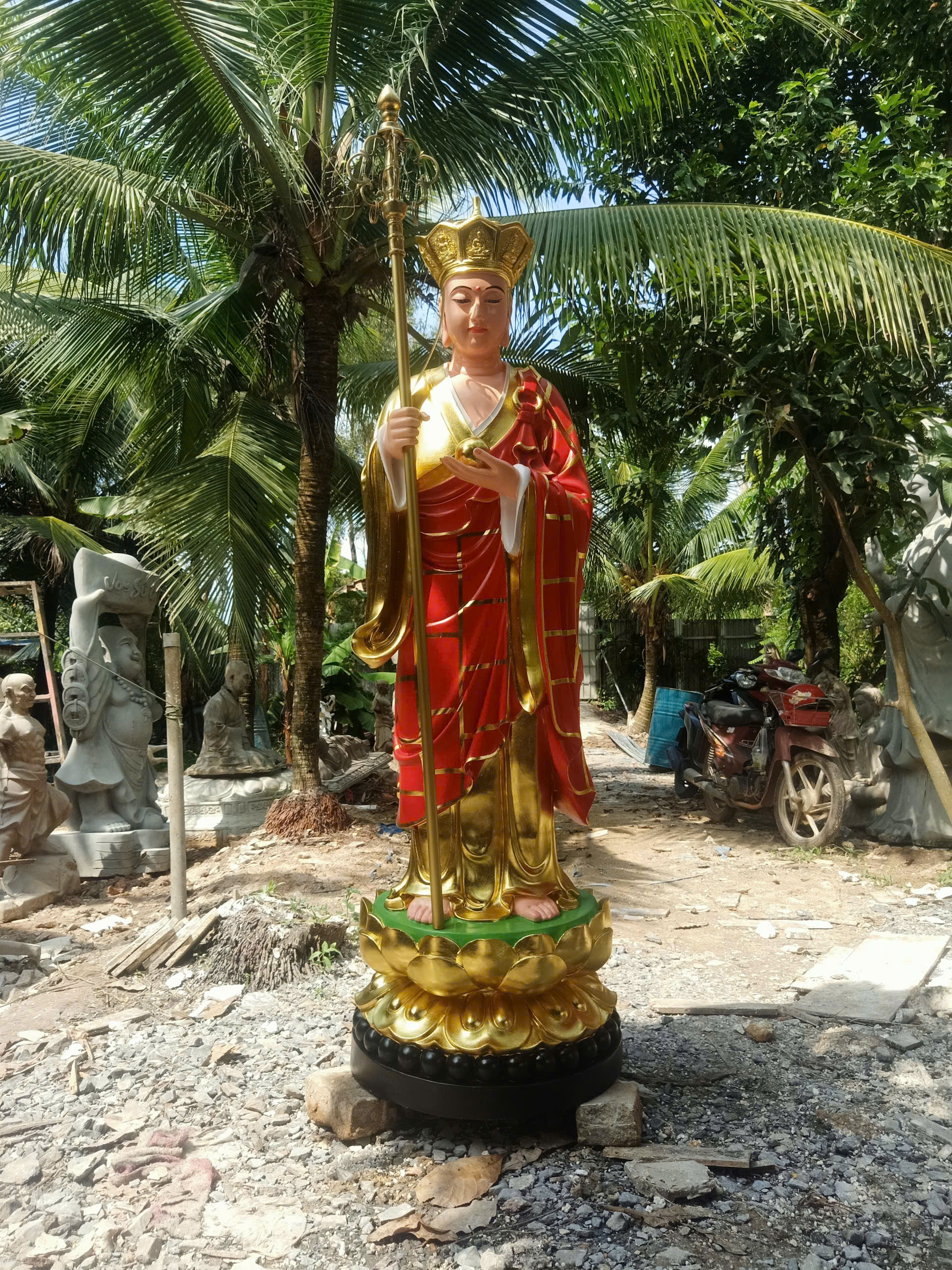 tượng địa tạng vương bồ tát đẹp