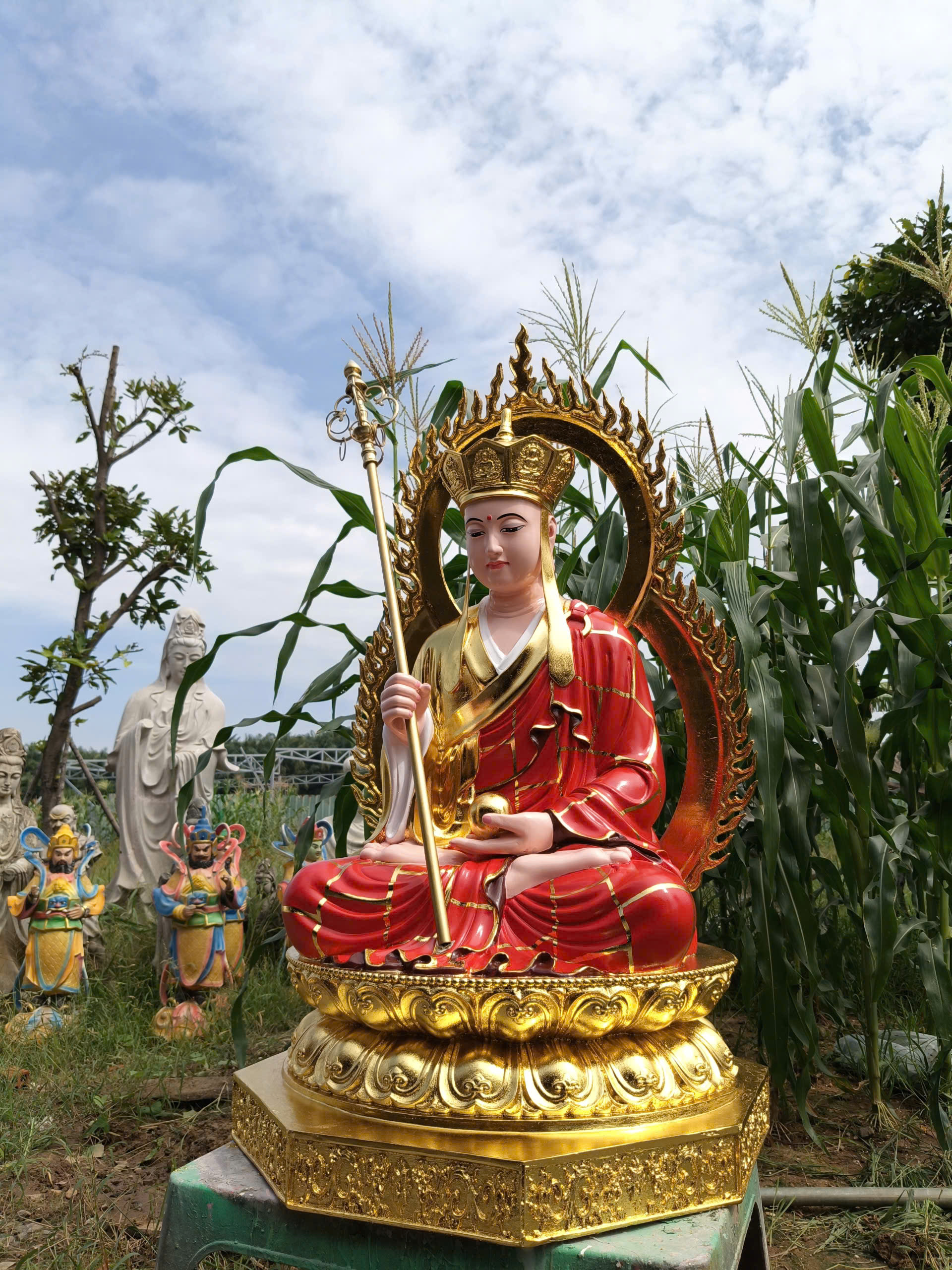 tượng phật địa tạng bồ tát