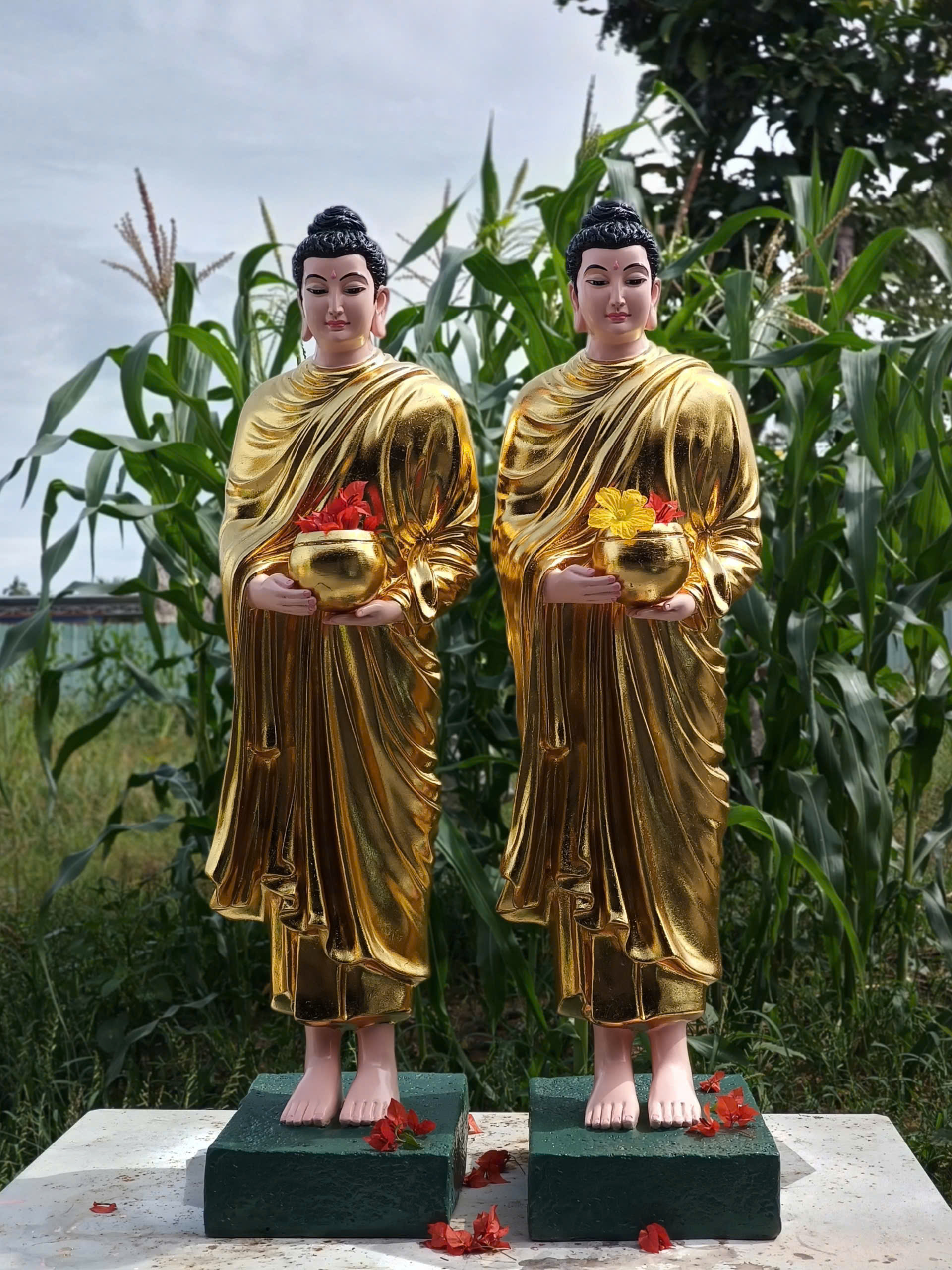 tượng phật thích ca composite