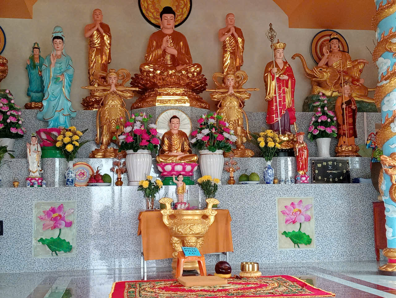 tượng Phật xi măng cho chùa