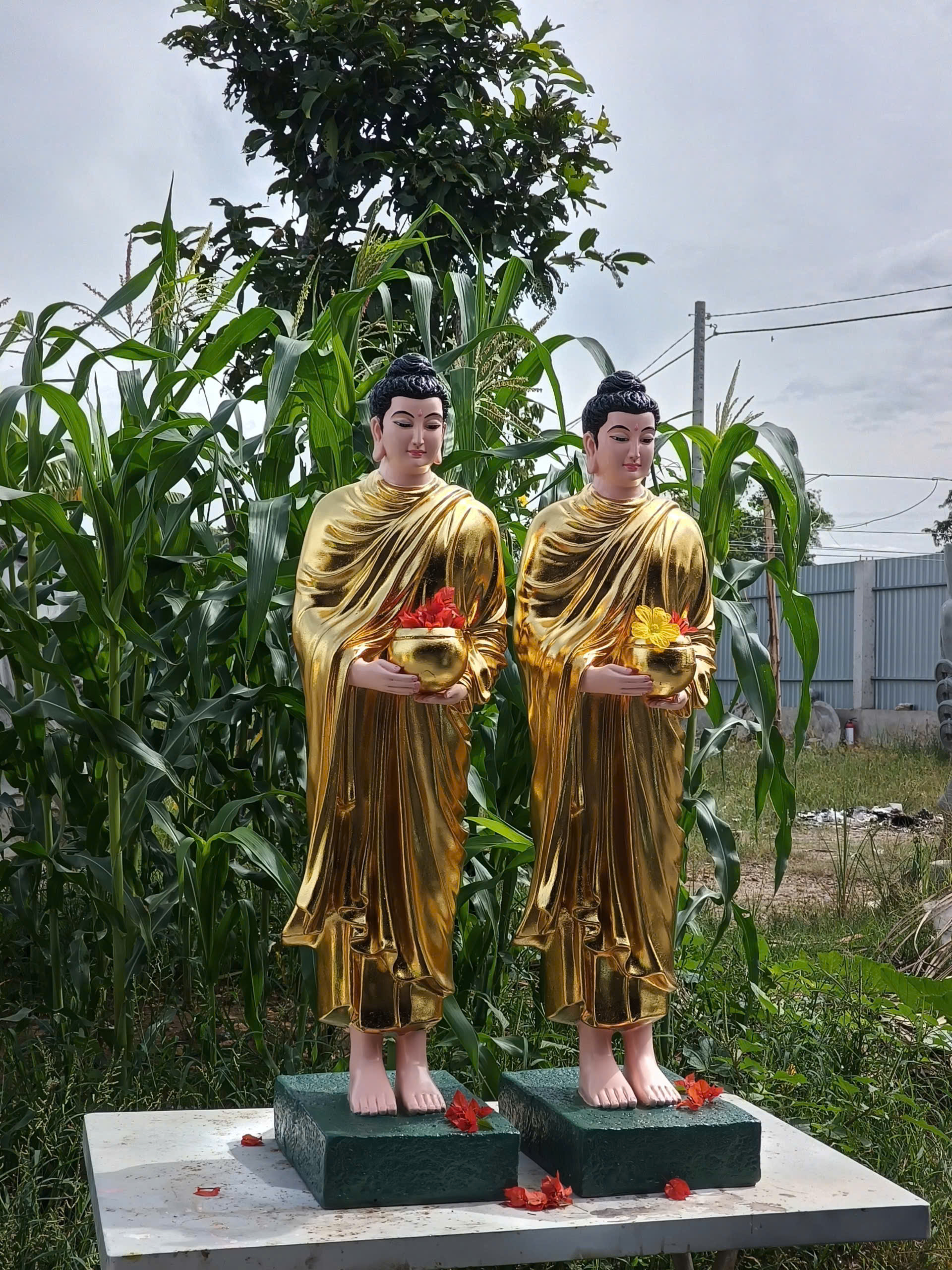 tượng thích ca khất thực
