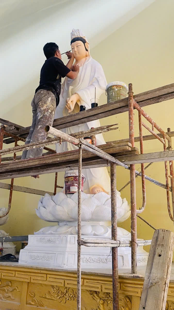 sửa chữa tượng phật tại nhà