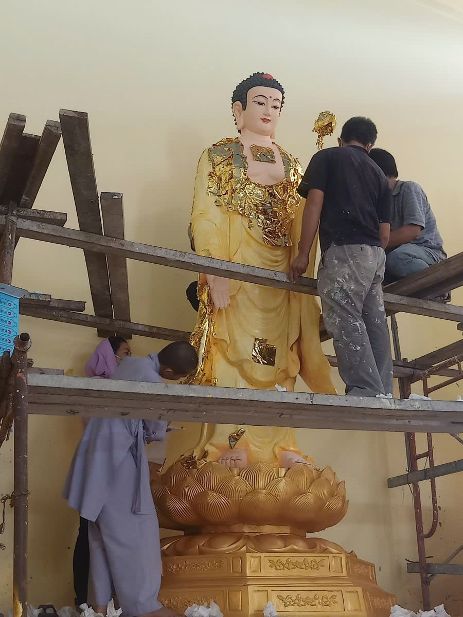 tôn tạo tượng Phật