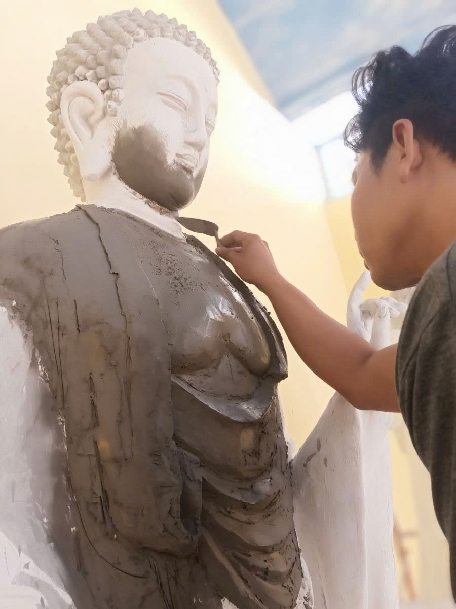 tôn tạo tượng Phật