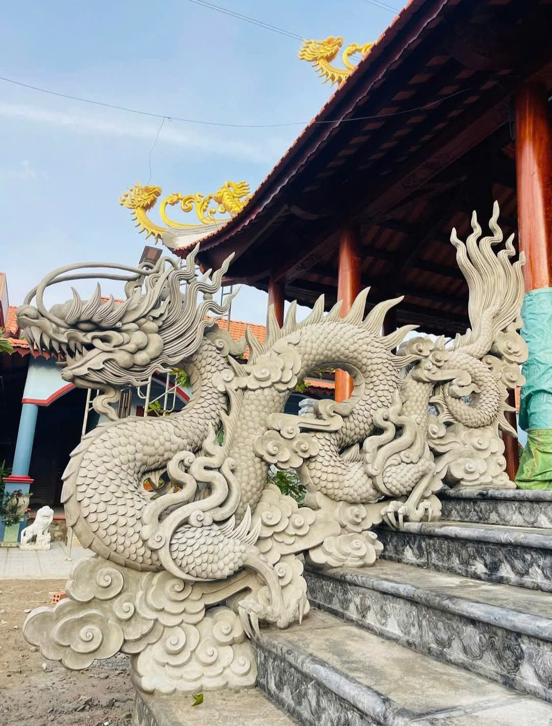 điêu khắc hoa văn trang trí đình chùa