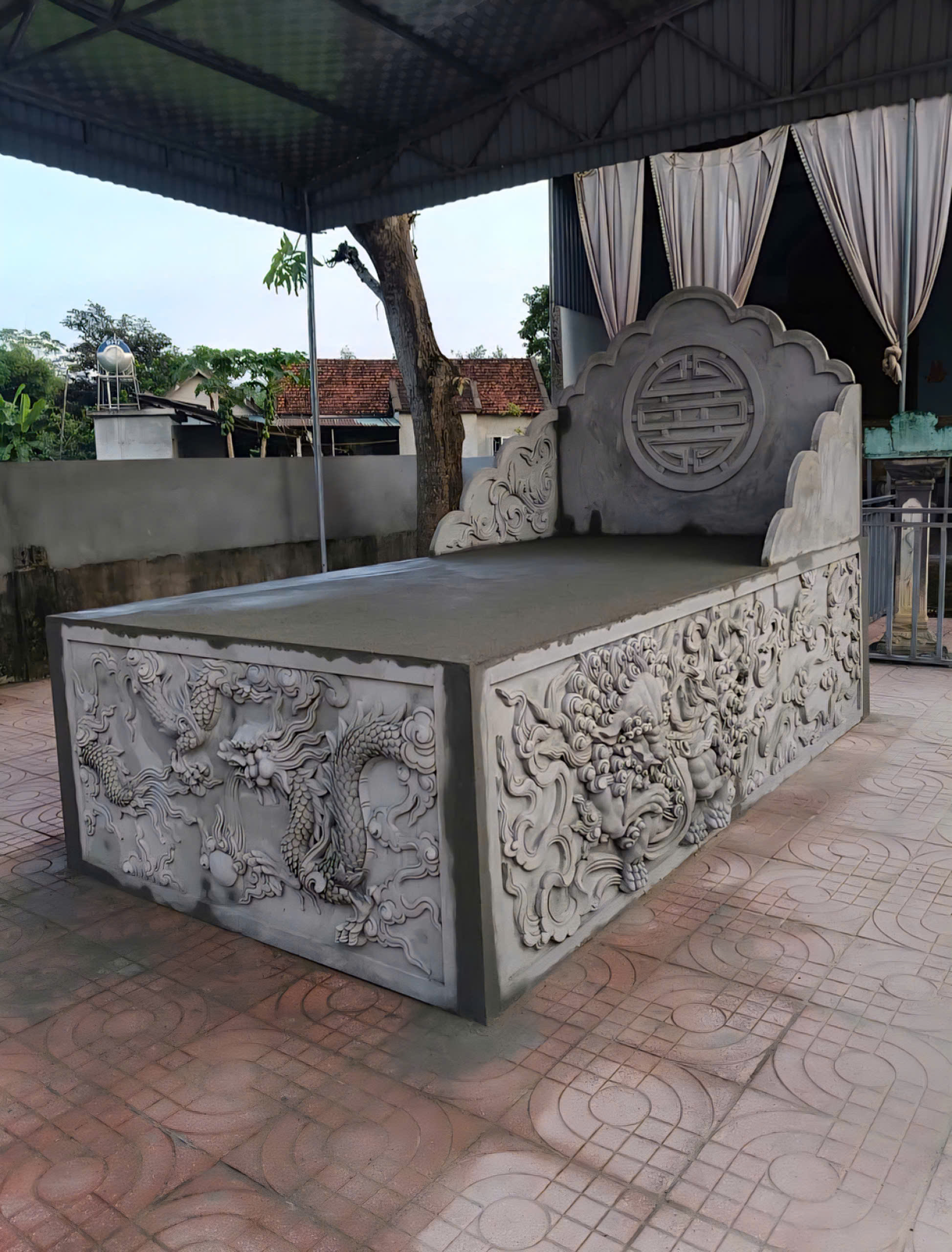 hoa văn trang trí lăng mộ