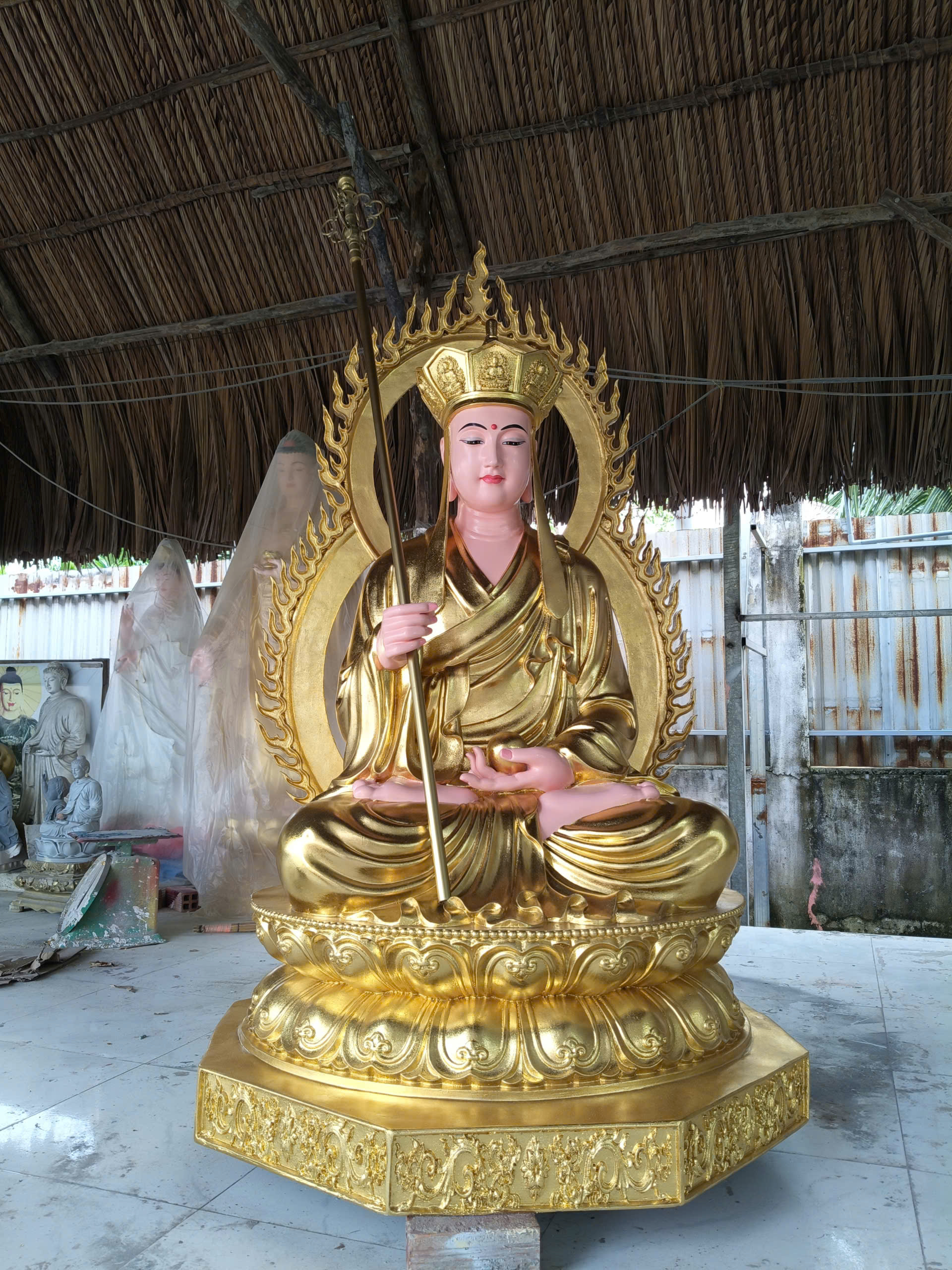 thi công tượng phật tại Vũng Tàu