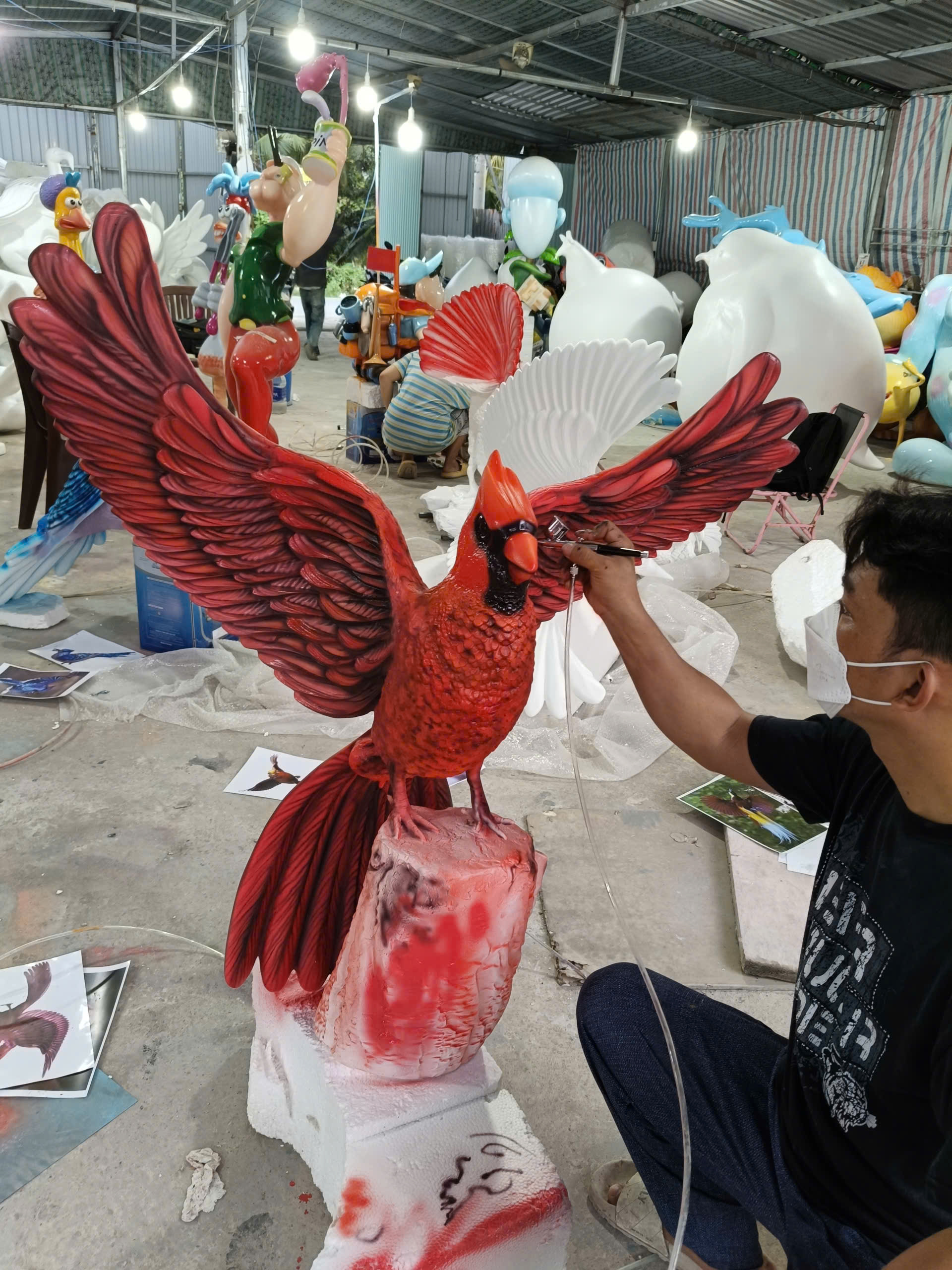 công ty thi công tượng composite