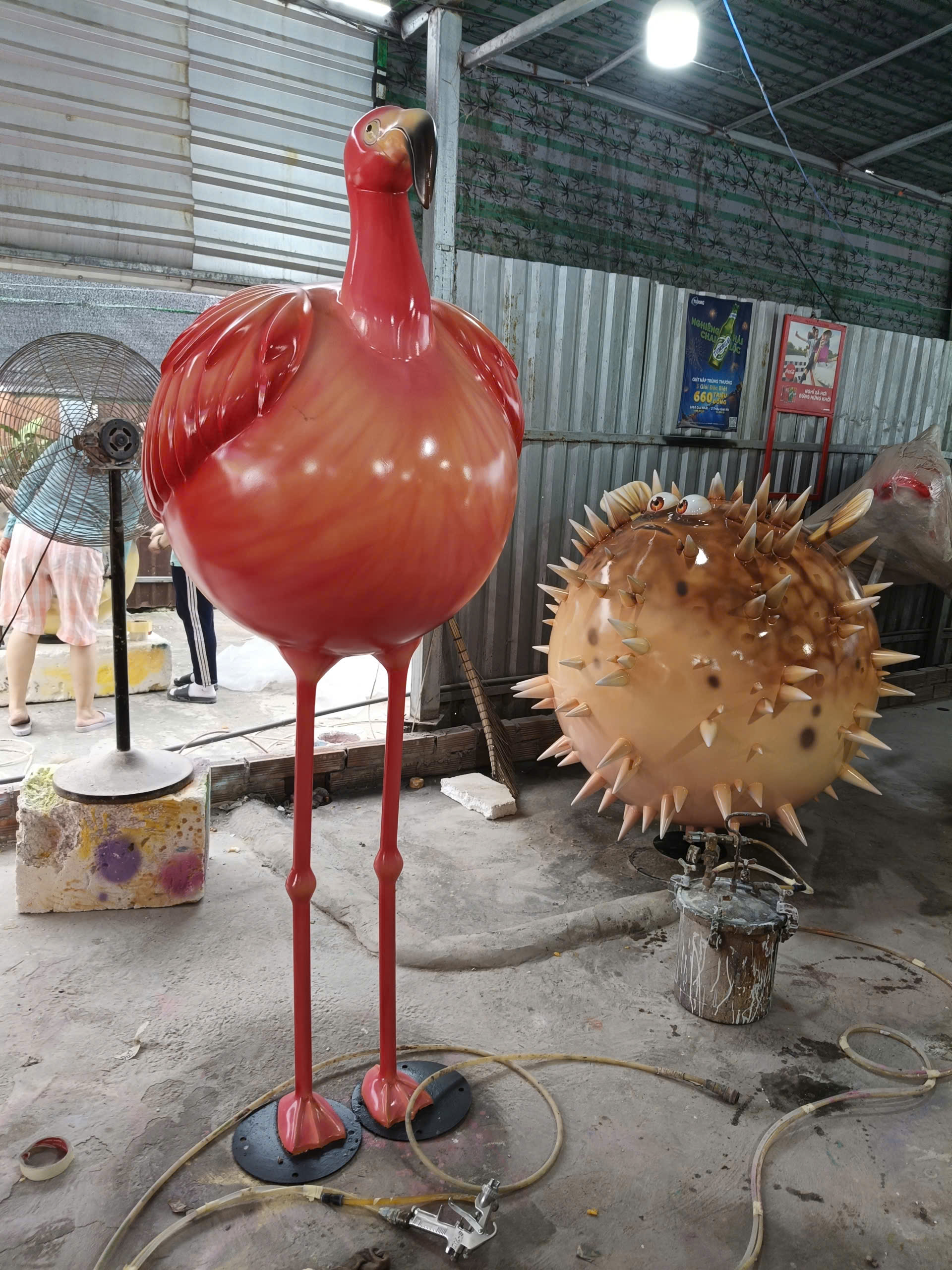 thi công tượng composite