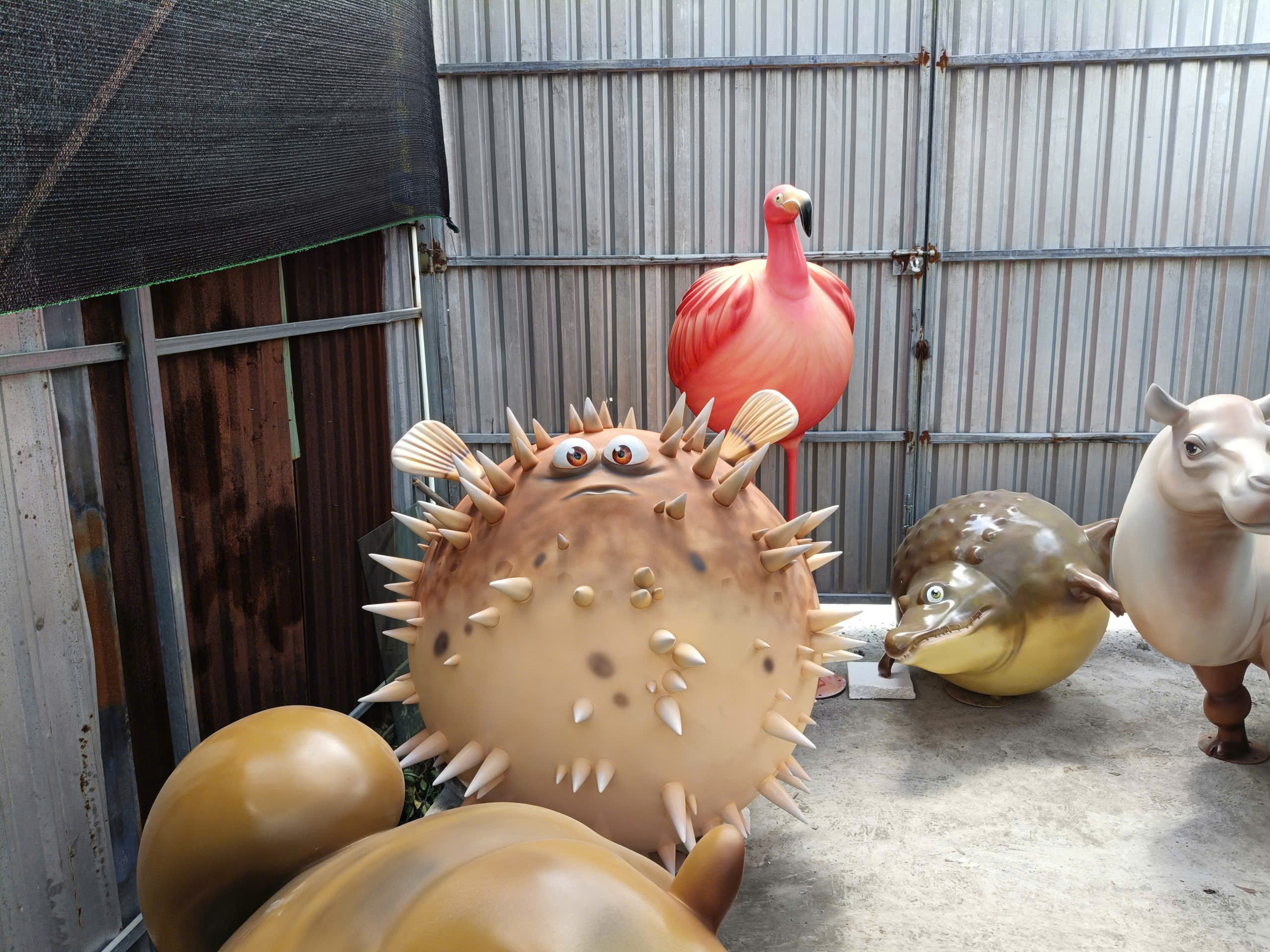 tượng composite trang trí nhà hàng