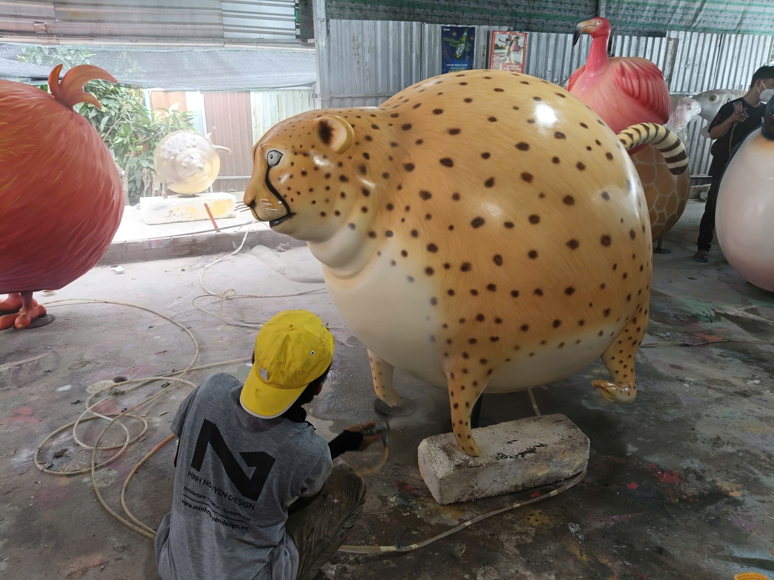 tượng composite trang trí sân vườn