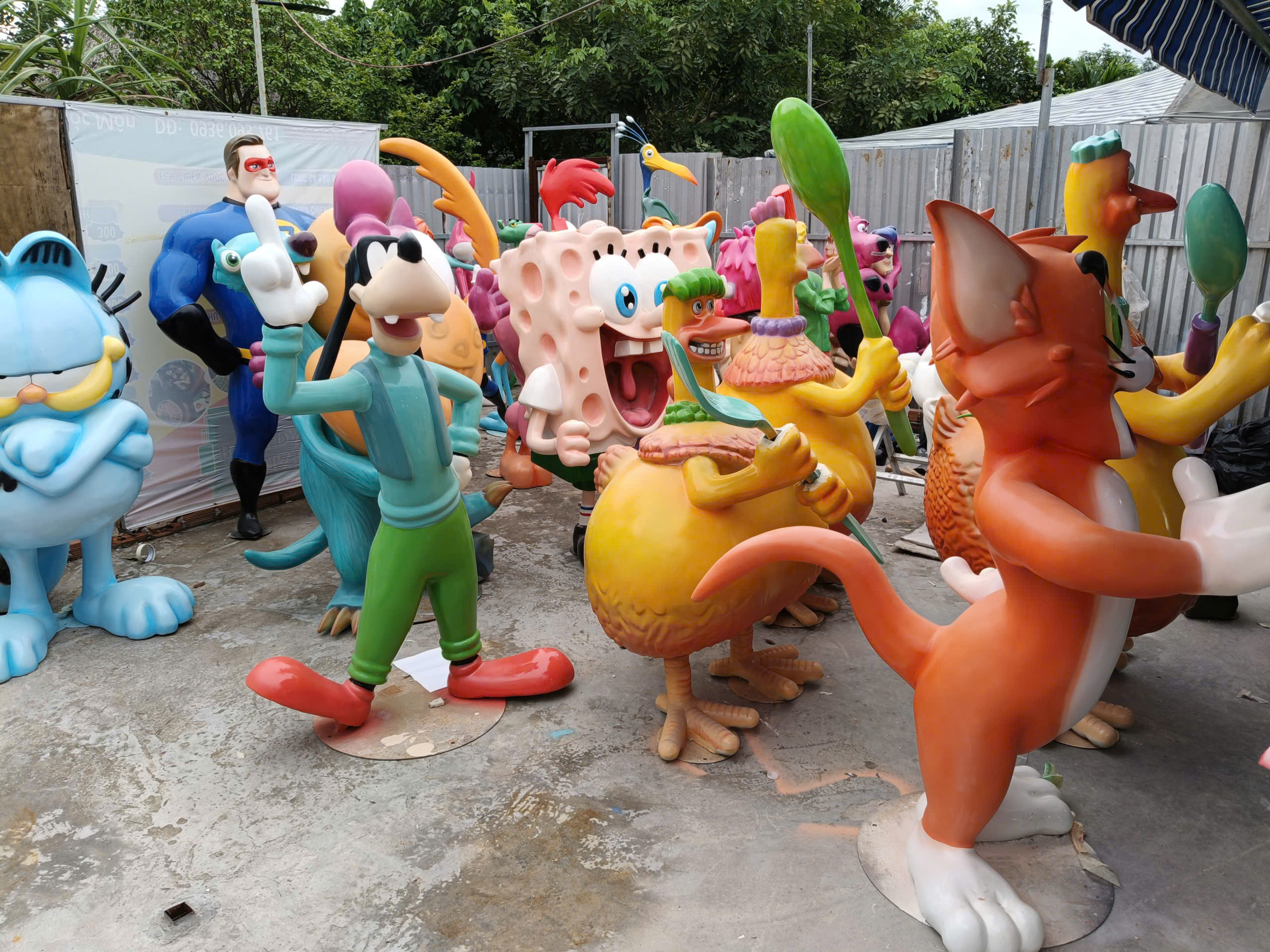 tượng composite trang trí sân vườn