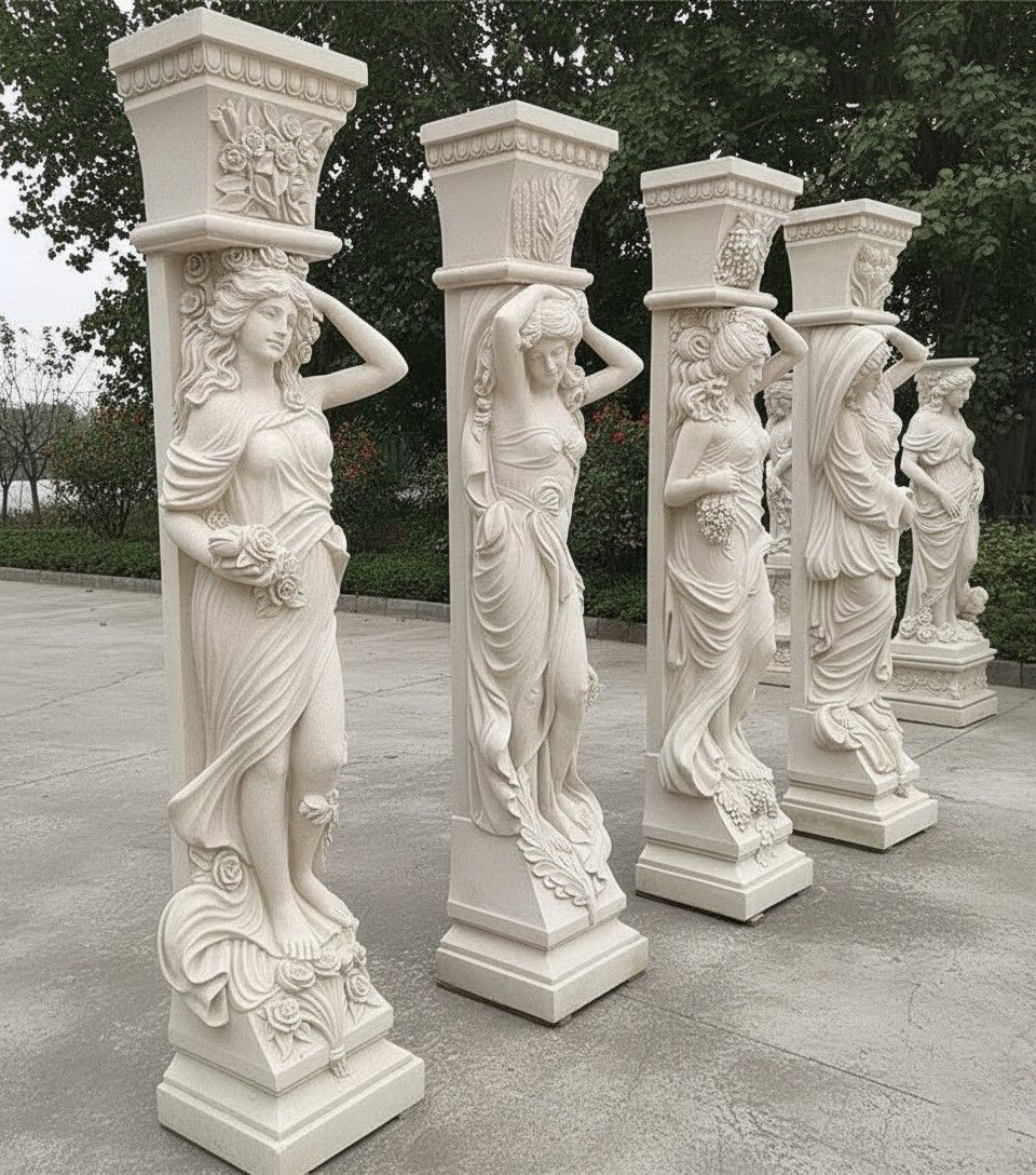 tượng xi măng decor nhà phố